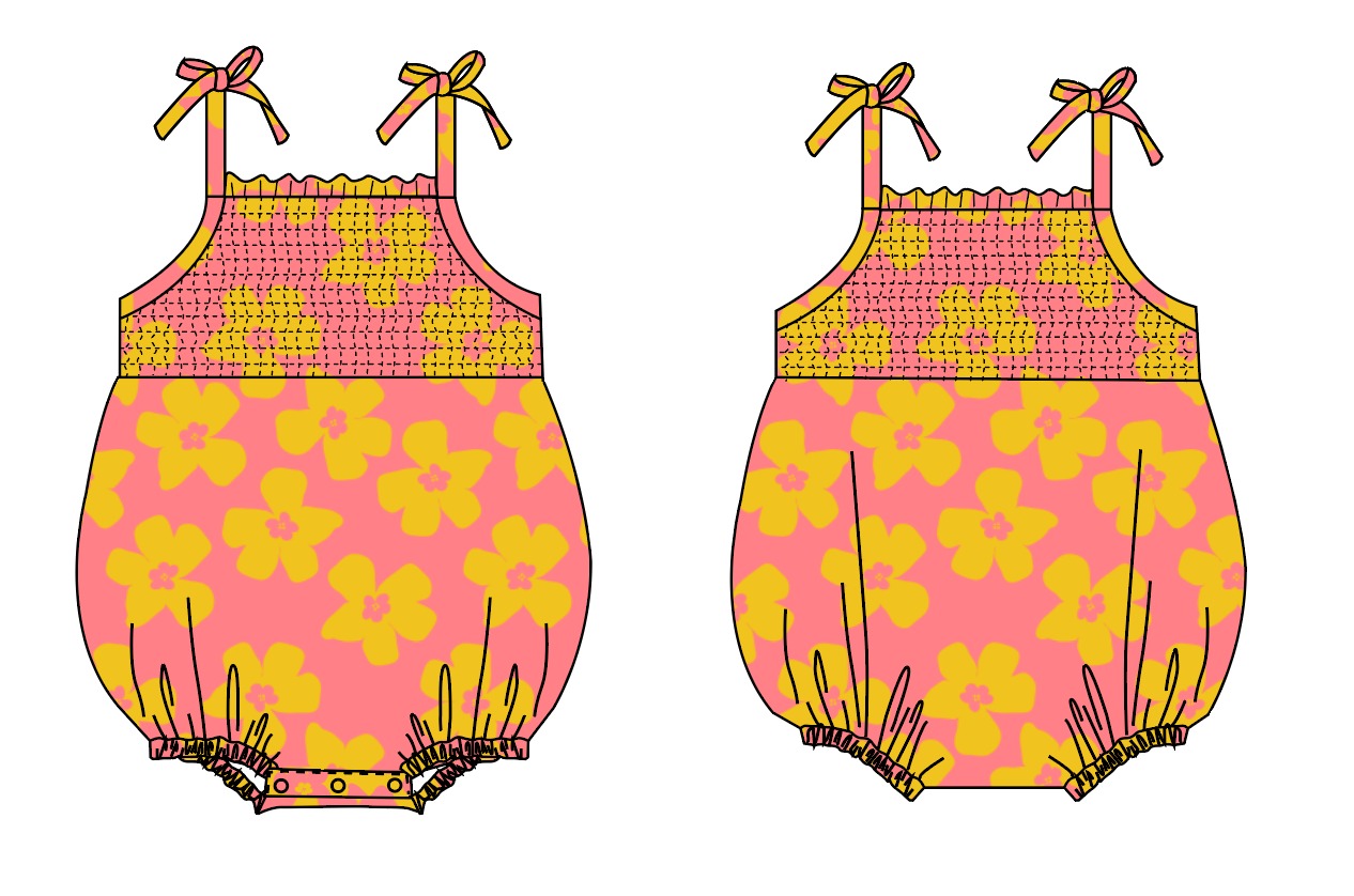 Hō'oha'i Bamboo Scrunch Romper