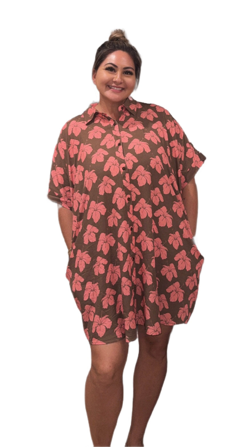 Hō'olu T-Shirt Dress - HENOHENO