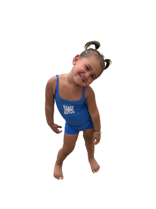 Lil Tita Romper- BLUE